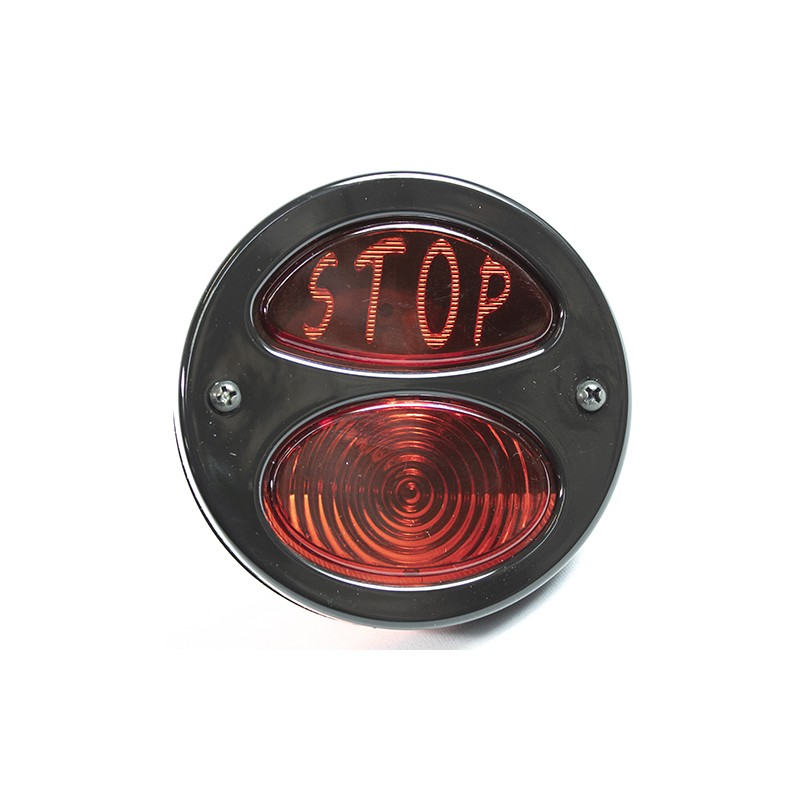 Calavera para motocicleta stop con base negra universal 2032 Kinlley