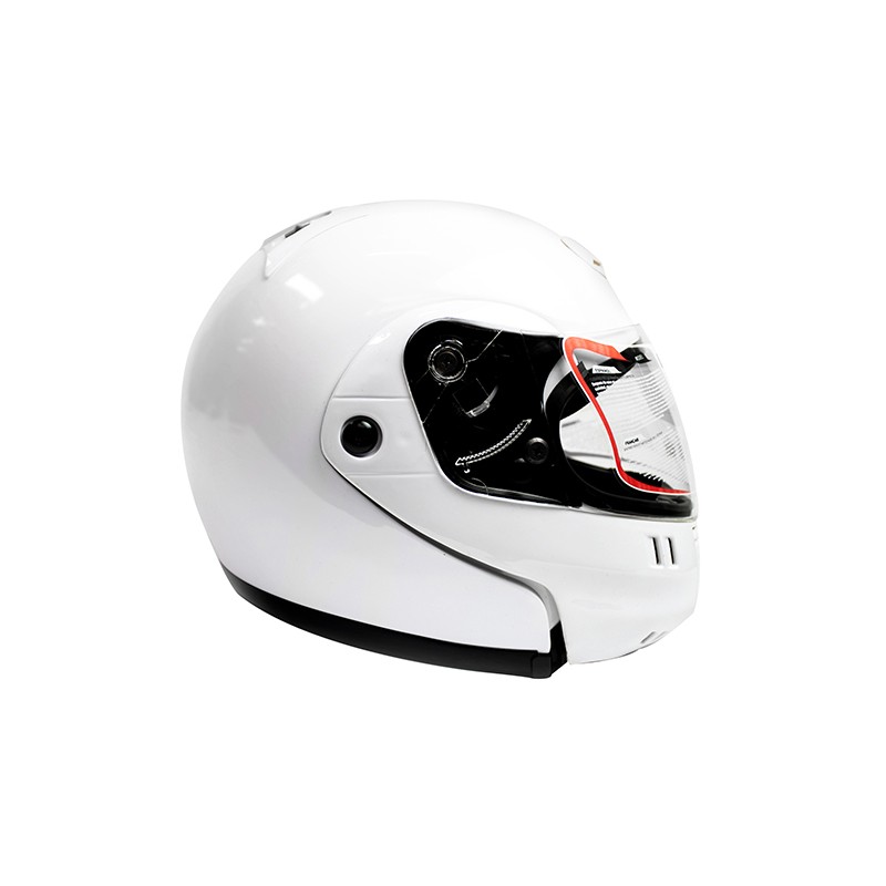 Casco para motociclista talla XL abatible k301 blanco Kinlley