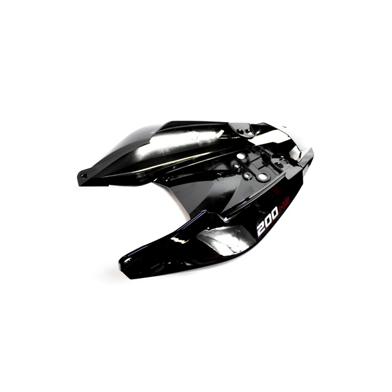 Cubierta trasera para motocicleta Bajaj Pulsar NS200 negra Kinlley