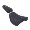 Cubiertas de asiento 2 piezas azul universal para motocicletas deportivas Kinlley