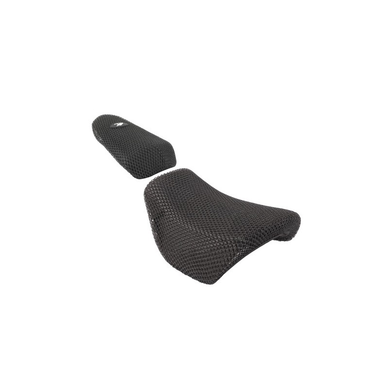Cubiertas de asiento 2 piezas negra universal para motocicletas deportivas Kinlley