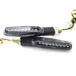 Direccionales carbon par con 9pcs 12V 1.5 - 3W led dip modelo 1040 Kinlley