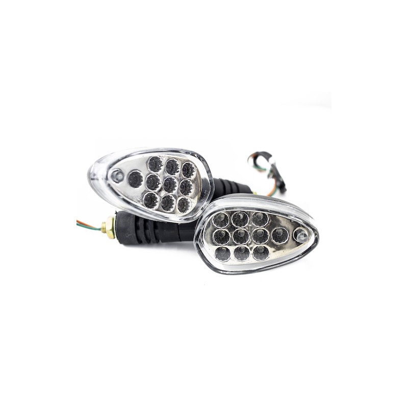Direccionales led ovalo para motocicleta universal Kinlley