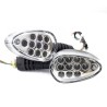 Direccionales led ovalo para motocicleta universal Kinlley