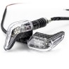 Direccionales led para motocicleta universales carbon 1034 Kinlley