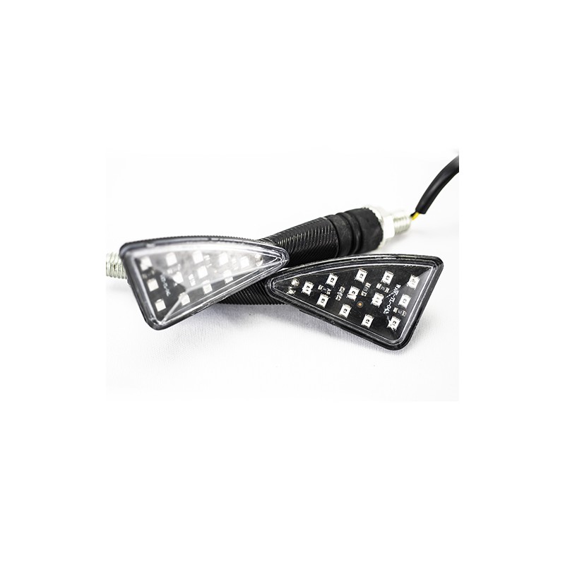 Direccionales led triangular para motocicleta universal Kinlley