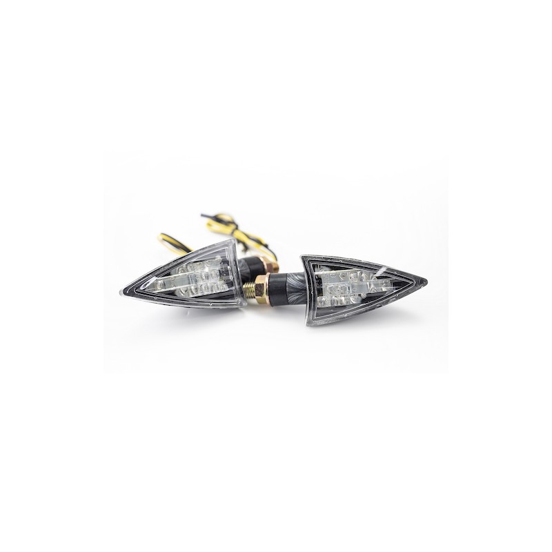 Direccionales para motocicleta carbono universales 1006 Kinlley
