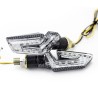 Direccionales para motocicleta carbono universales 1031 Kinlley