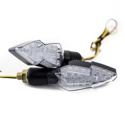 Direccionales para motocicleta carbono universales 1042 Kinlley