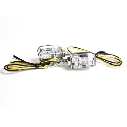 Direccionales para motocicleta cromadas universales 1021 Kinlley