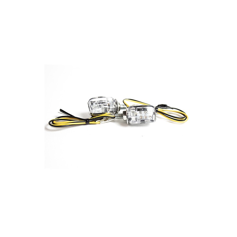 Direccionales para motocicleta cromadas universales 1021 Kinlley