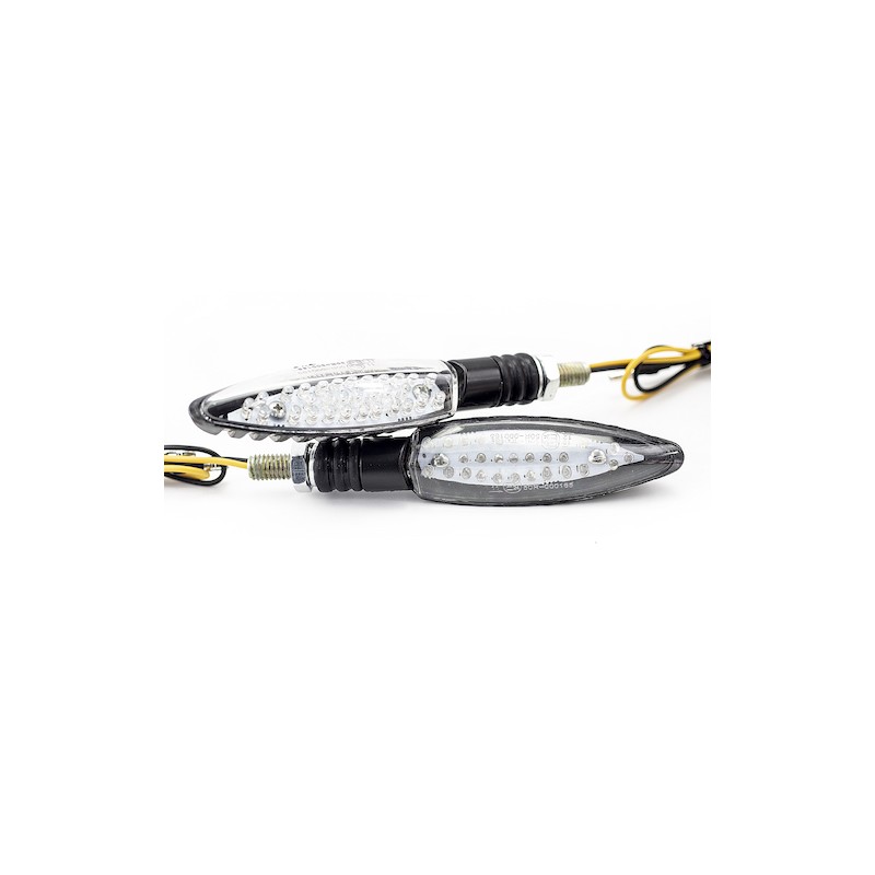 Direccionales para motocicleta negro universales 1011 Kinlley