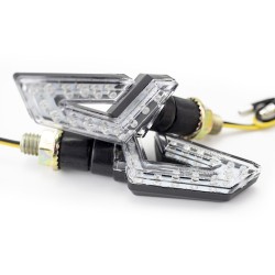 Direccionales para motocicleta negro universales 1031 Kinlley