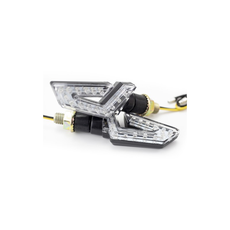 Direccionales para motocicleta negro universales 1031 Kinlley