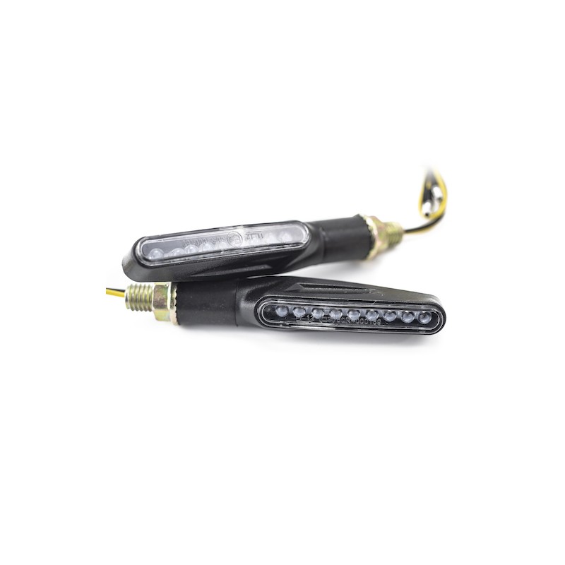 Direccionales para motocicleta negro universales 1040 Kinlley