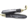 Direccionales para motocicleta negro universales 1040 Kinlley