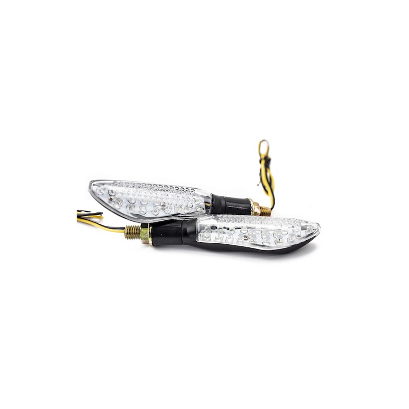 Direccionales para motocicleta negro universales 1048 Kinlley