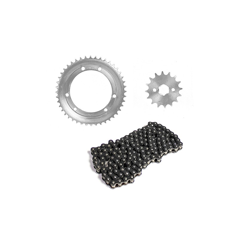 Kit de traccion para motocicleta DM200 44D - 16D 428Hx130L Kinlley