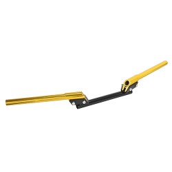 Manubrio para motocicleta ajustable universal amarillo Kinlley