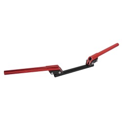 Manubrio para motocicleta ajustable universal rojo Kinlley