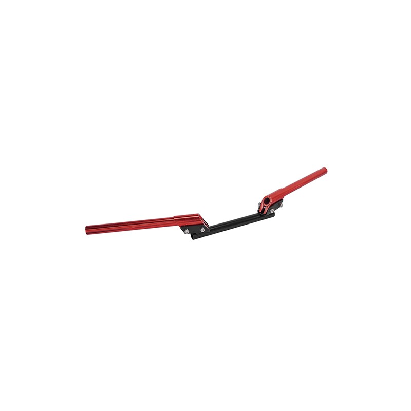 Manubrio para motocicleta ajustable universal rojo Kinlley