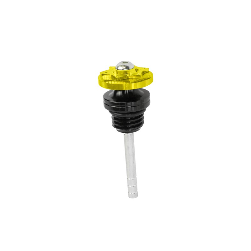 Medidor de aceite para motocicleta de trabajo universal amarillo Kinlley