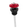 Medidor de aceite para motocicleta de trabajo universal rojo Kinlley