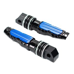 Posapies universal para motocicleta azul Kinlley