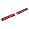 Protectores de manijas universales rojo para motocicleta Kinlley