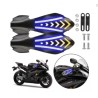 Protectores de puños con luz para motocicleta HS - 01 universal negro Kinlley