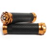 Puños de aluminio naranja para motocicleta XL - 275 Kinlley