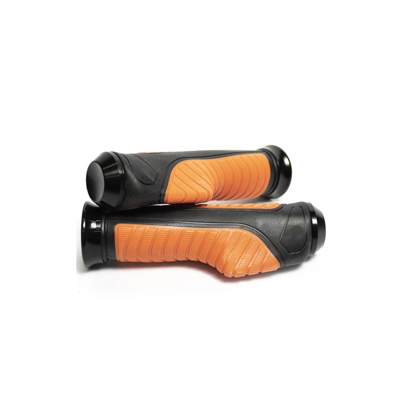Puños de goma naranja para motocicleta XL - 241 Kinlley