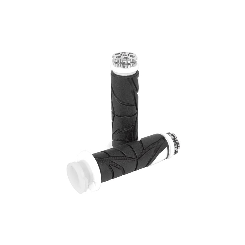 Puños para motocicleta universales B523 plata Kinlley