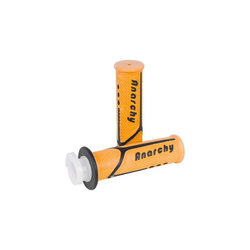 Puños para motocicleta universales B550 naranja Kinlley