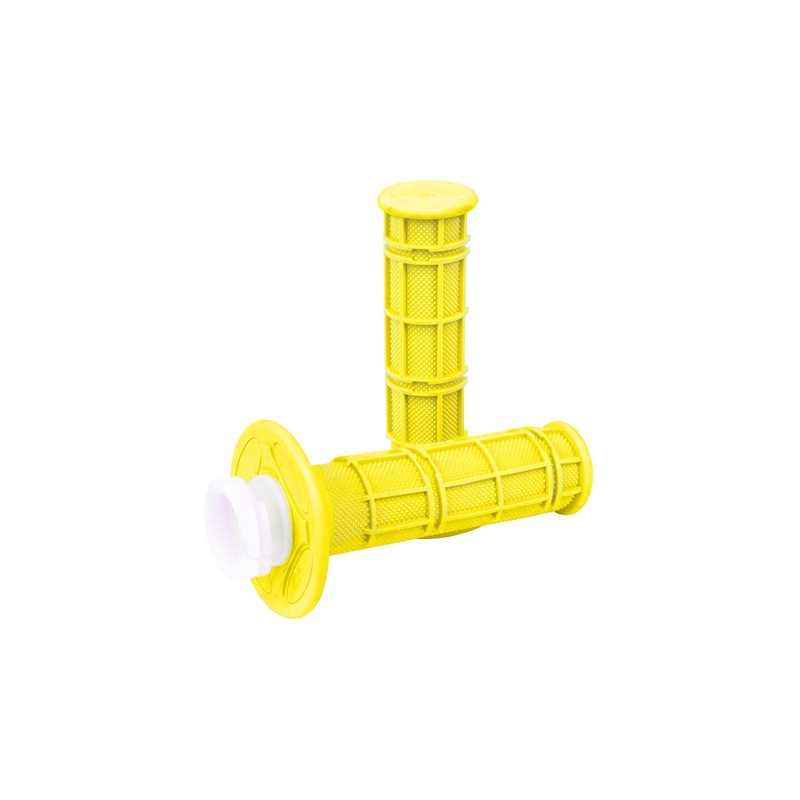 Puños para motocicleta universales B623 amarillo Kinlley