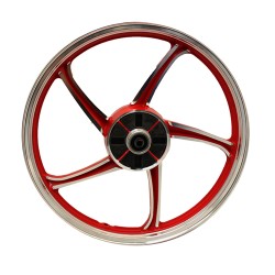 Rin trasero para motocicleta AT110 Argenta 110 rojo SPD aspas 1.6 x 17 Kinlley