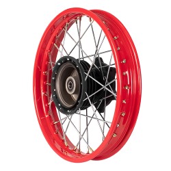 Rin trasero para motocicleta DM150 con rayos rojos 2.15 x 17 Kinlley