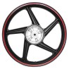 Rin trasero para motocicleta FT180 FT200 FT250 DT200 DT250 negro SPD aspas 2.15 x 18 Kinlley
