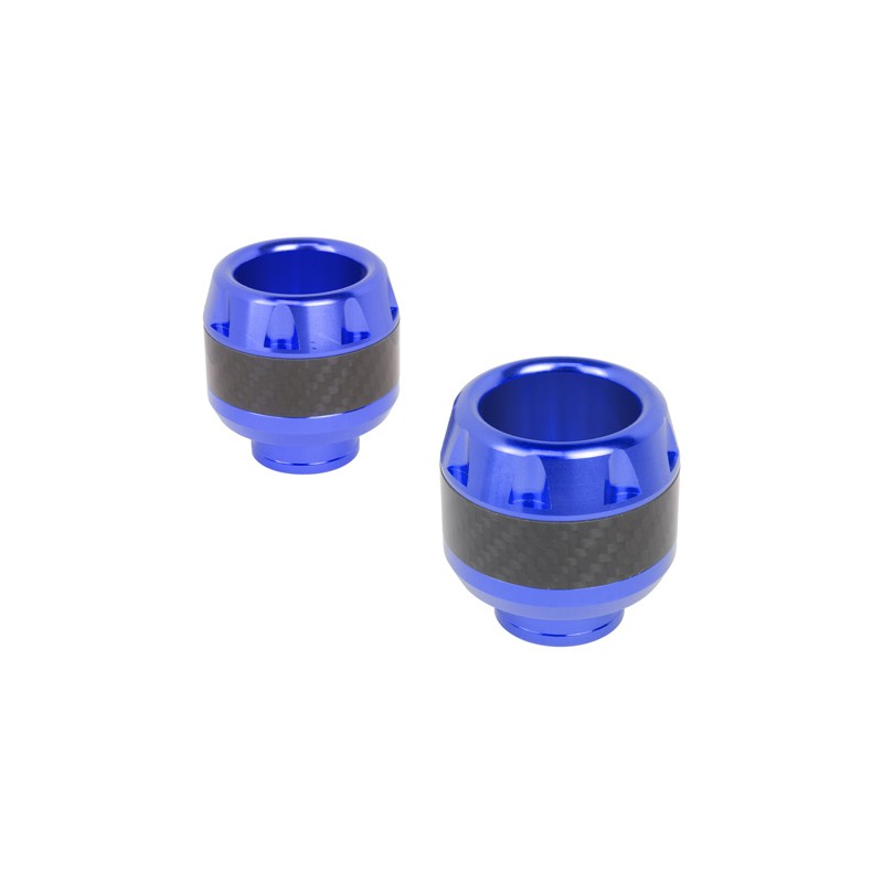 Slider de aluminio para eje delantero universales para motocicleta azul XL - 3401 Kinlley