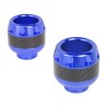 Slider de aluminio para eje delantero universales para motocicleta azul XL - 3401 Kinlley