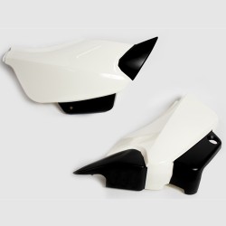 Tapas laterales blancas para motocicleta FT 150 Kinlley