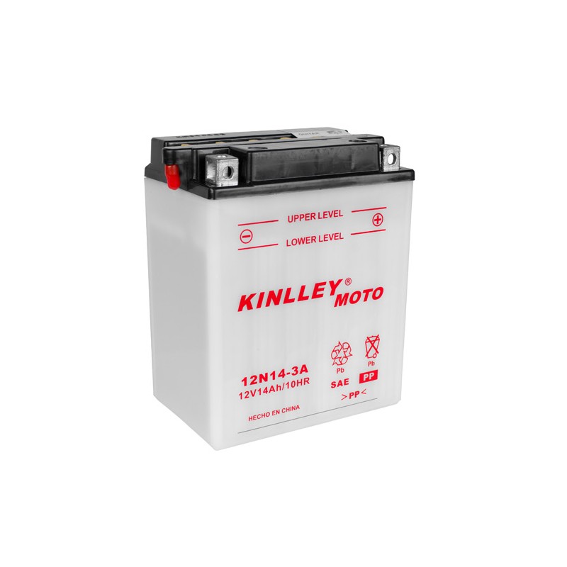 Bateria para motocicleta 12N14-3A sin acido Kinlley