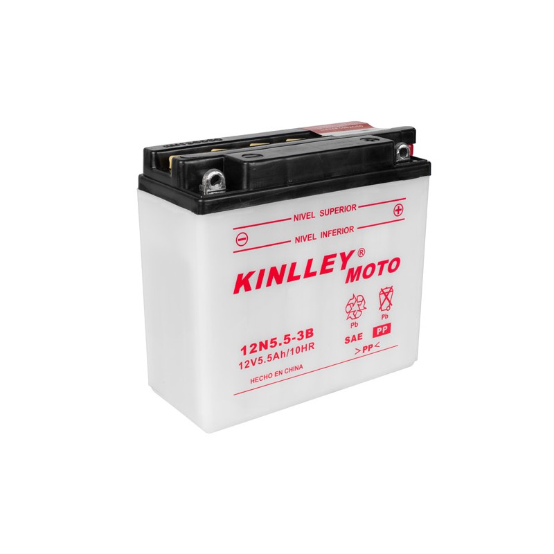Bateria para motocicleta 12N5.5-3B sin acido Kinlley