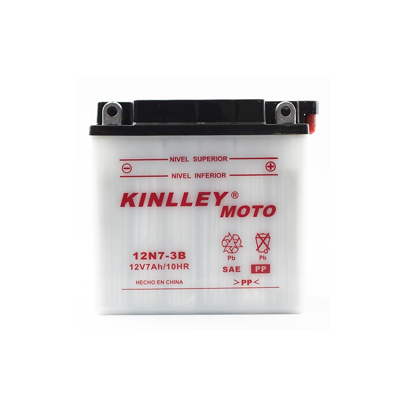 Bateria para motocicleta 12N7-3B sin acido Kinlley