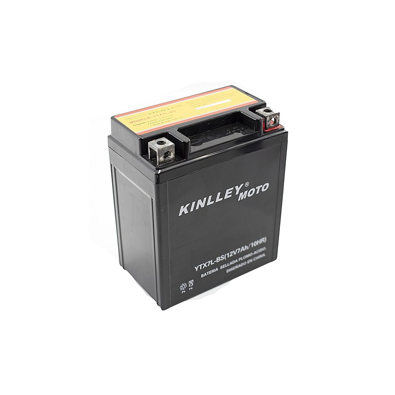 Bateria para motocicleta YTX7L-BS sellada Kinlley