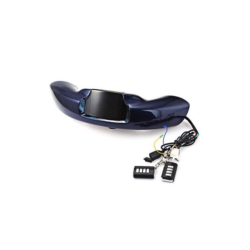 Bocina para motocicleta MP3 FM lampara solar con alarma MT610 Kinlley