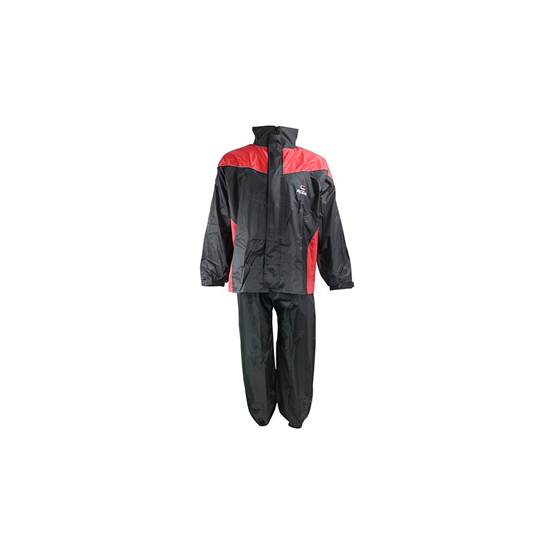 Impermeable Talla XXG negro rojo set (2pz) Roda
