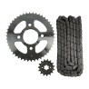 Kit de engrane 46x15 cadena 428ho x 136l para motocicleta Pulsar ns160 choho