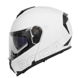 Casco para motociclista talla XL abatible Revenge blanco Roda