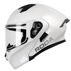 Casco para motociclista talla XL abatible Revenge negro Roda